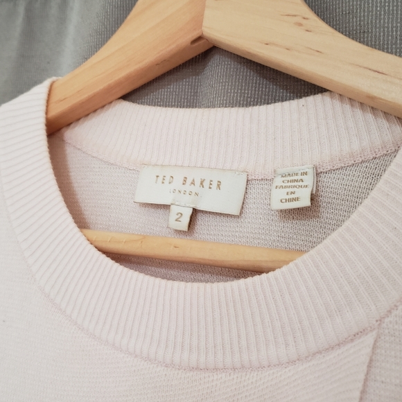 Ted Baker dressy light feminine two layer sweater - Picture 3 of 4